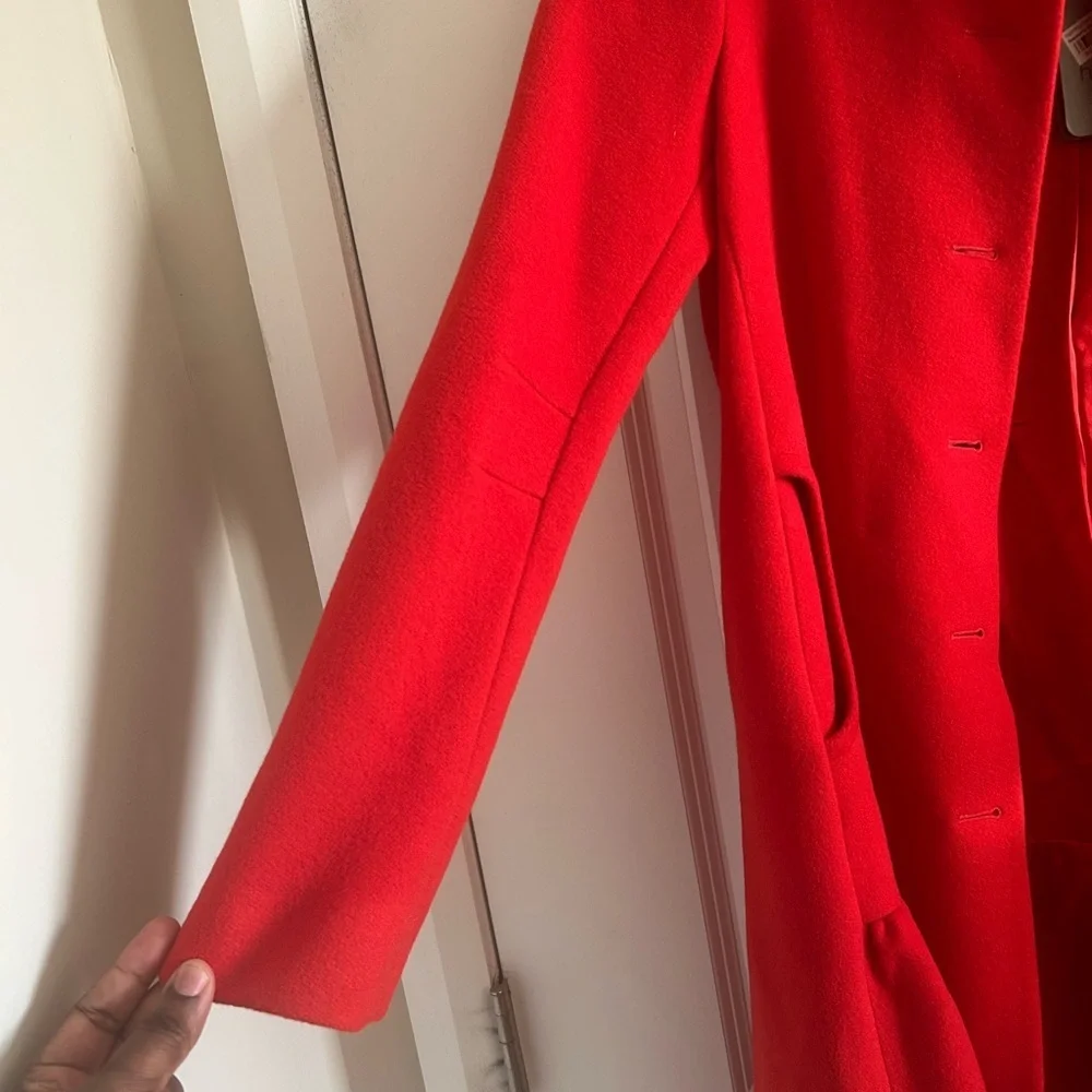 Hoss Intropia Red Coat Size 38